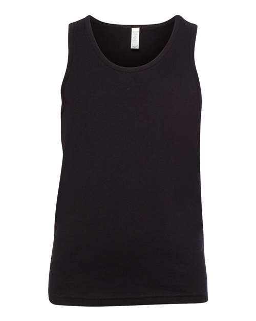 BELLA + CANVAS Youth Jersey Tank - Black