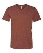 BELLA + CANVAS Unisex Triblend V-Neck Tee - Clay Triblend