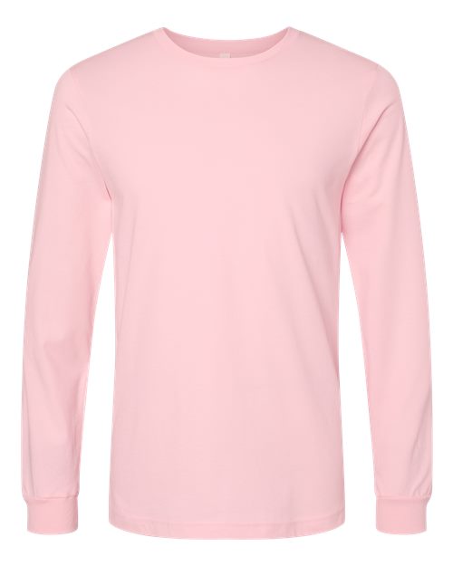 BELLA + CANVAS Unisex Jersey Long Sleeve Tee (Part 2 of 4) - Pink