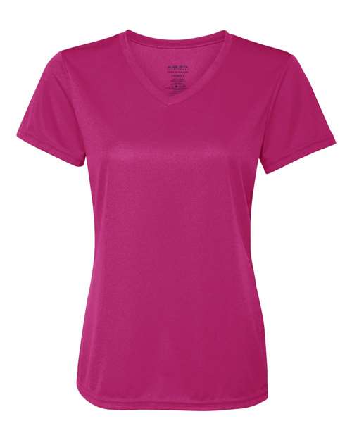 Augusta Sportswear Women's Nexgen Performance V-Neck T-Shirt (Part 1 of 2) - Power Pink