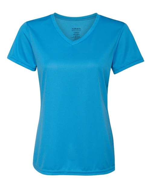 Augusta Sportswear Women's Nexgen Performance V-Neck T-Shirt (Part 1 of 2) - Power Blue