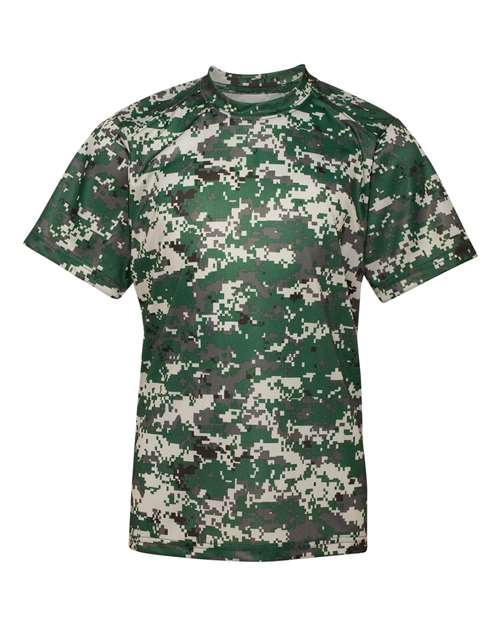 Badger Youth Digital Camo T-Shirt (Part 1 of 2) - Forest Digital