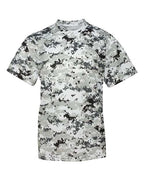 Badger Youth Digital Camo T-Shirt (Part 2 of 2) - White Digital