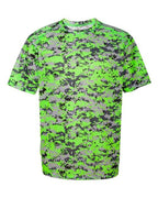 Badger Men's Digital Camo T-Shirt - Lime Digital