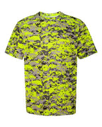 Badger Men's Digital Camo T-Shirt - Safety Yellow Digital