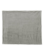Alpine Fleece Micro Mink Sherpa Blanket - Grey