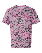 Badger Men's Digital Camo T-Shirt - Pink Digital