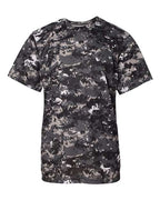 Badger Youth Digital Camo T-Shirt (Part 1 of 2) - Graphite Digital