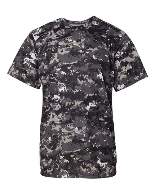Badger Youth Digital Camo T-Shirt (Part 1 of 2) - Graphite Digital