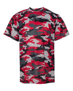 Badger Youth Camo T-Shirt - Red