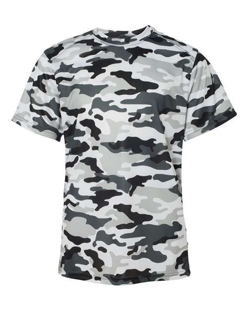 Badger Youth Camo T-Shirt - White