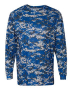 Badger Men's Digital Camo Long Sleeve T-Shirt (Part 1 of 2) - Royal Digital