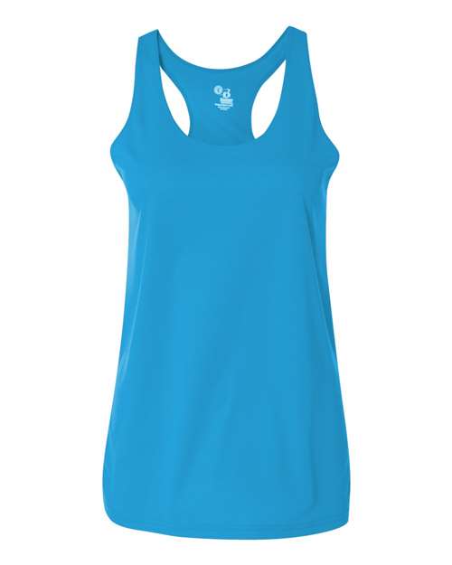Badger Women’s B-Core Racerback Tank Top - Electric Blue
