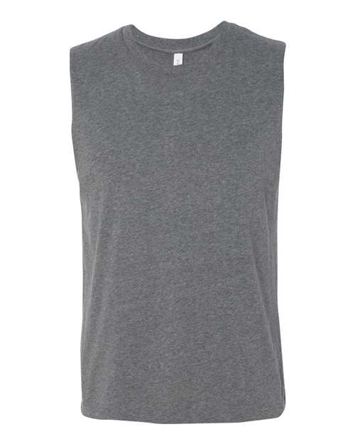 BELLA + CANVAS Jersey Muscle Tank - Deep Heather