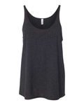 BELLA + CANVAS Women's Slouchy Tank - Charcoal Black Triblend