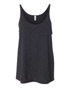 BELLA + CANVAS Women's Slouchy Tank - Charcoal Black Triblend