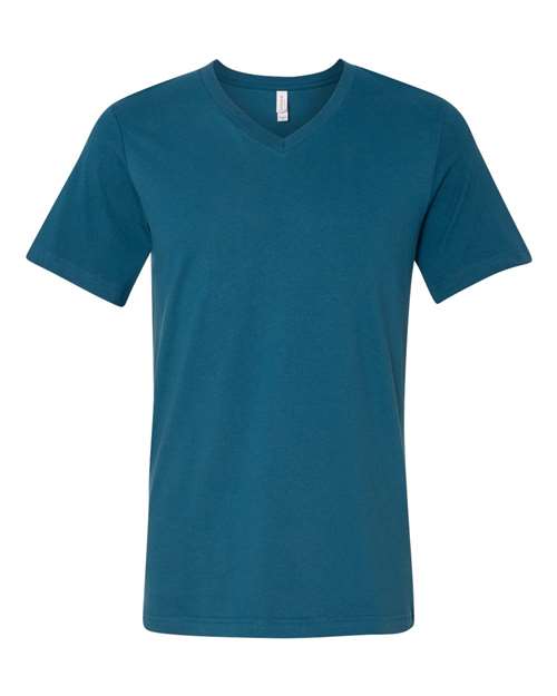 BELLA + CANVAS Unisex Jersey V-Neck Tee (Part 1 of 2) - Deep Teal