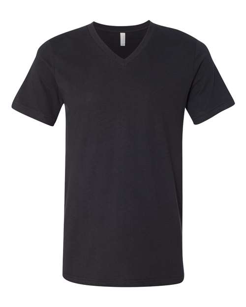 BELLA + CANVAS Unisex Jersey V-Neck Tee (Part 2 of 2) - Vintage Black