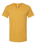 BELLA + CANVAS Unisex Jersey V-Neck Tee (Part 1 of 2) - Mustard