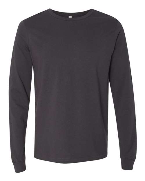 BELLA + CANVAS Unisex Jersey Long Sleeve Tee (Part 1 of 4) - Dark Grey