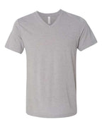 BELLA + CANVAS Unisex Triblend V-Neck Tee - Athletic Grey Triblend