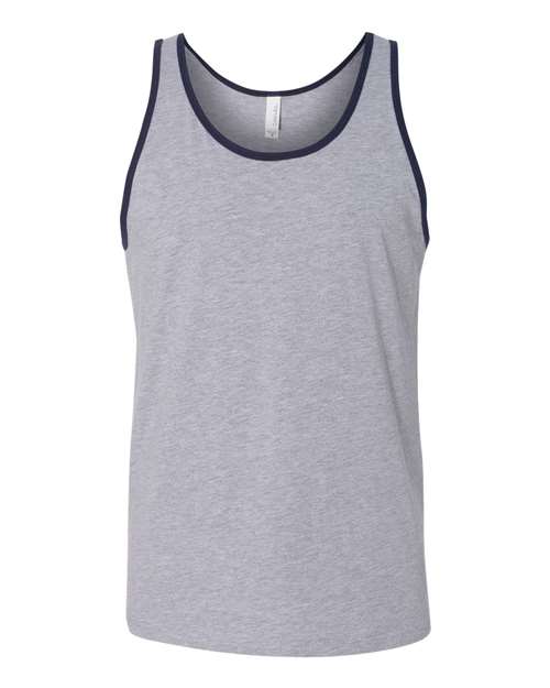 BELLA + CANVAS Jersey Tank - Athletic Heather/ Navy
