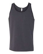 BELLA + CANVAS Jersey Tank - Dark Grey/ Black