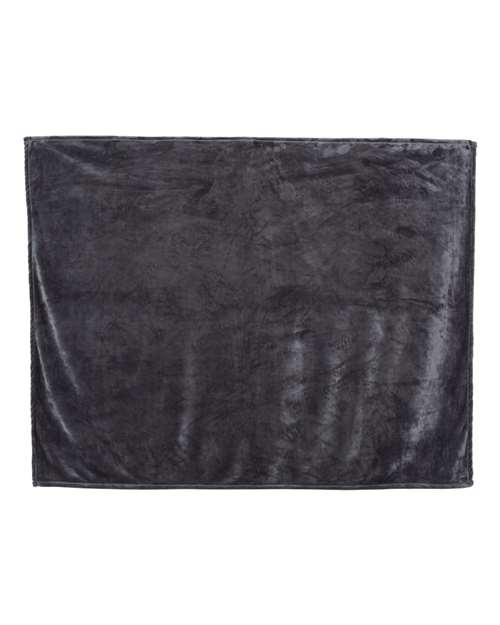 Alpine Fleece Mink Touch Luxury Blanket - Grey