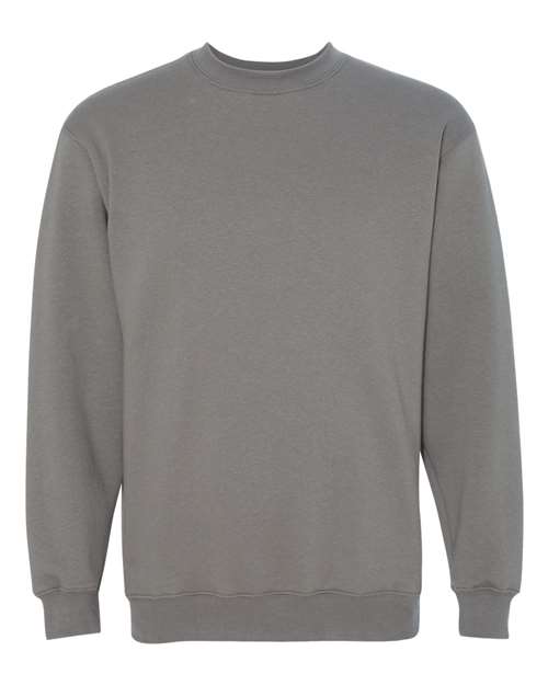 Bayside Unisex USA-Made Crewneck Sweatshirt (Part 1 of 2) - Charcoal