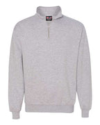 Bayside Unisex USA-Made Quarter-Zip Sweatshirt - Dark Ash