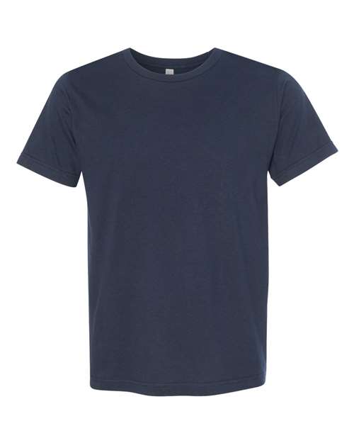 Bayside Unisex USA-Made Fine Jersey T-Shirt - Navy
