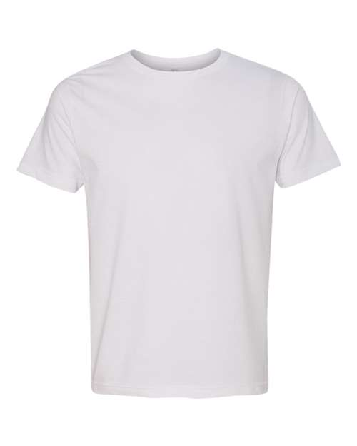 Bayside Unisex USA-Made Fine Jersey T-Shirt - White