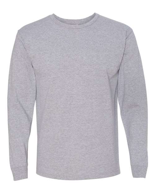 Bayside Unisex USA-Made Long Sleeve T-Shirt - Dark Ash