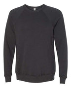 BELLA + CANVAS Unisex Sponge Fleece Raglan Crewneck Sweatshirt (Part 1 of 3) - Dark Grey