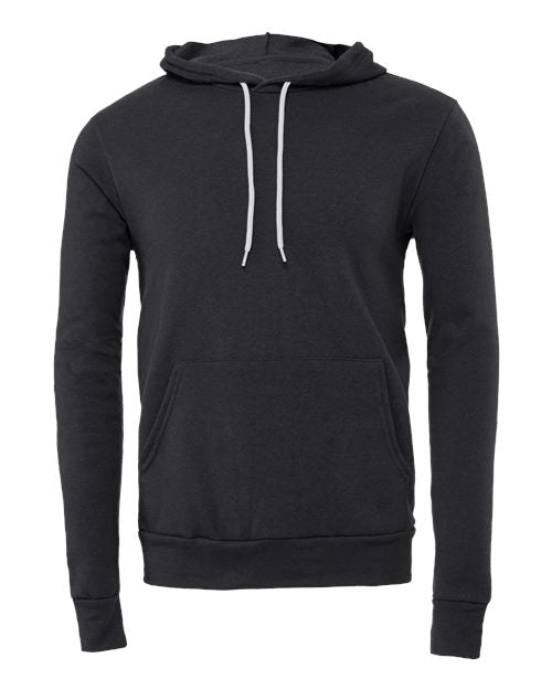 BELLA + CANVAS Unisex Sponge Fleece Hoodie Sweatshirt (Part 1 of 4) - Dark Grey