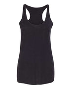 BELLA + CANVAS Women's Triblend Racerback Tank - Solid Black Triblend