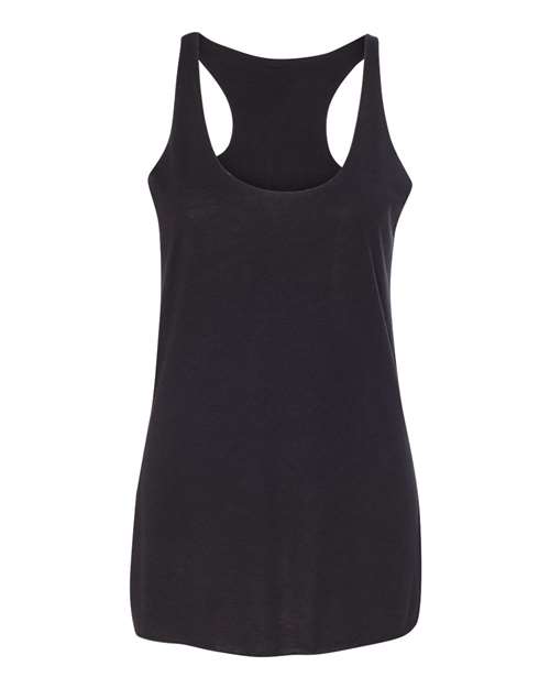 BELLA + CANVAS Women's Triblend Racerback Tank - Solid Black Triblend