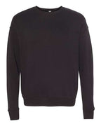 BELLA + CANVAS Unisex Sponge Fleece Drop Shoulder Crewneck Sweatshirt (Part 1 of 2) - Black
