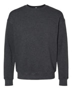 BELLA + CANVAS Unisex Sponge Fleece Drop Shoulder Crewneck Sweatshirt (Part 1 of 2) - Dark Grey Heather
