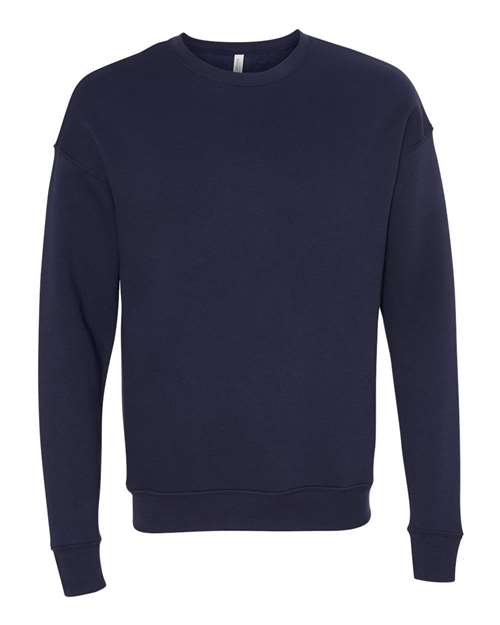BELLA + CANVAS Unisex Sponge Fleece Drop Shoulder Crewneck Sweatshirt (Part 2 of 2) - Navy