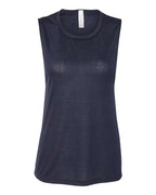 BELLA + CANVAS Women's Flowy Scoop Muscle Tank - Midnight