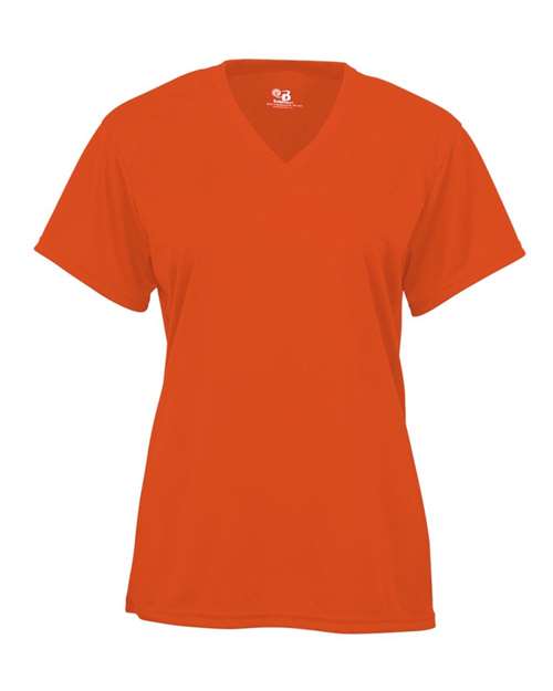 Badger Women’s B-Core V-Neck T-Shirt (Part 1 of 2) - Burnt Orange