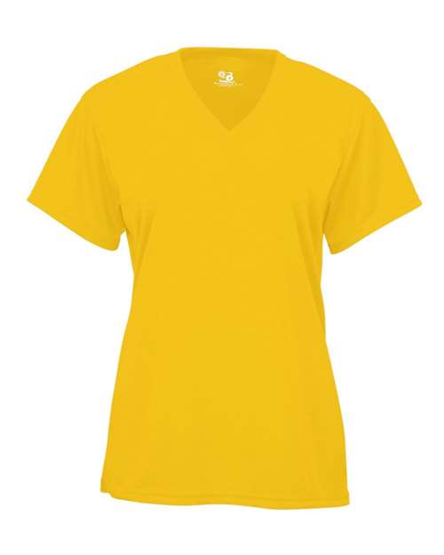 Badger Women’s B-Core V-Neck T-Shirt (Part 1 of 2) - Gold