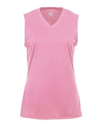 Badger Women's B-Core Sleeveless T-Shirt (Part 1 of 2) - Pink