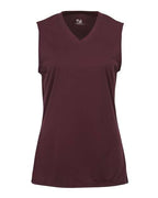 Badger Women's B-Core Sleeveless T-Shirt (Part 1 of 2) - Maroon