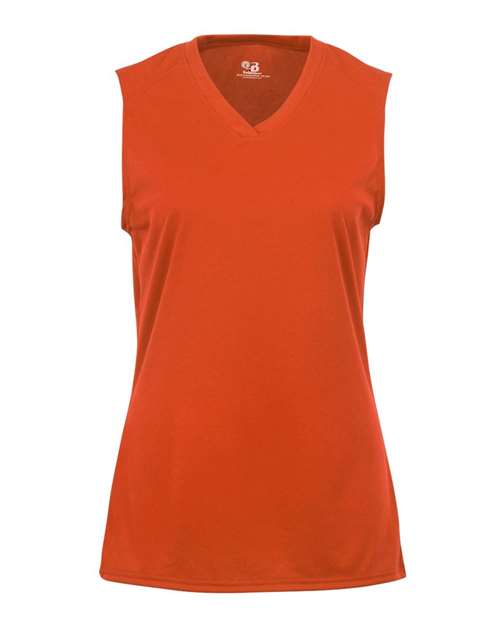 Badger Women's B-Core Sleeveless T-Shirt (Part 1 of 2) - Burnt Orange
