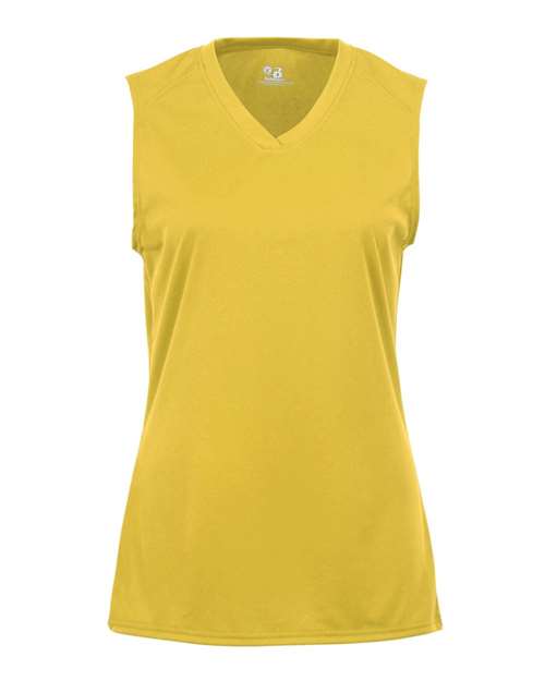 Badger Women's B-Core Sleeveless T-Shirt (Part 1 of 2) - Gold