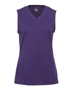 Badger Women's B-Core Sleeveless T-Shirt (Part 1 of 2) - Purple