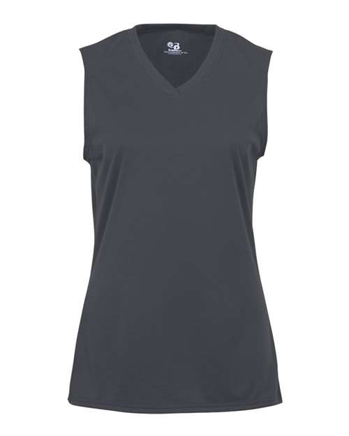 Badger Women's B-Core Sleeveless T-Shirt (Part 1 of 2) - Graphite