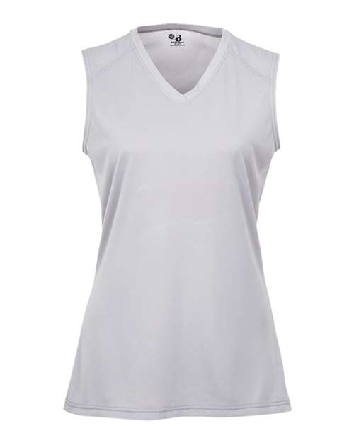 Badger Women's B-Core Sleeveless T-Shirt (Part 2 of 2) - Silver